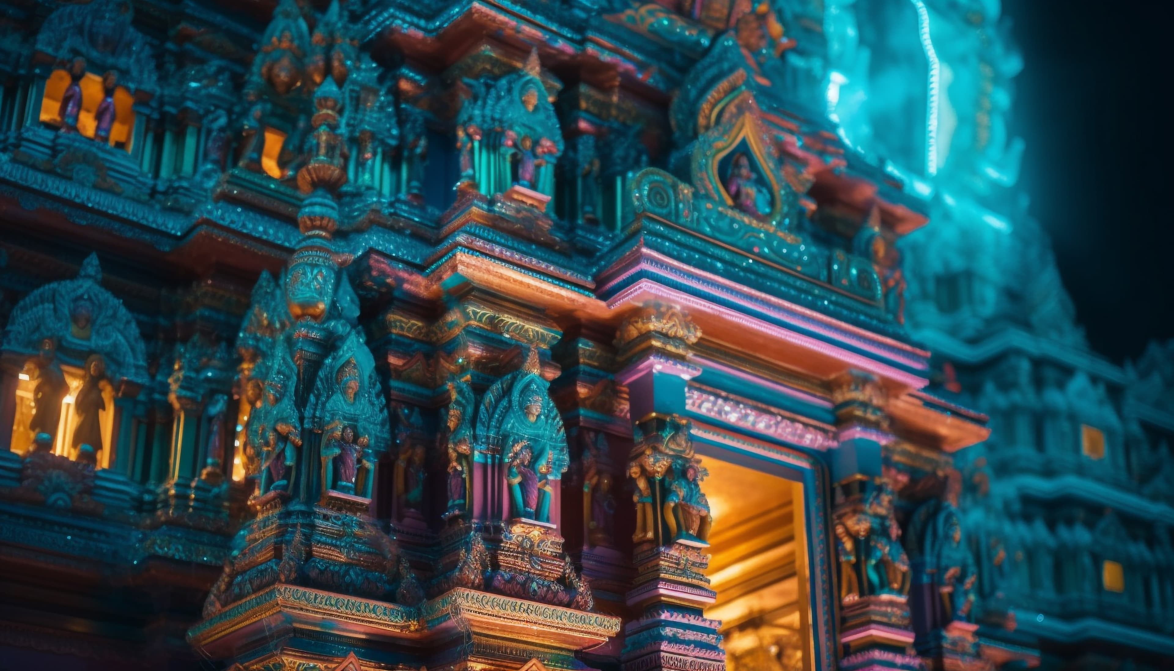 Temple background